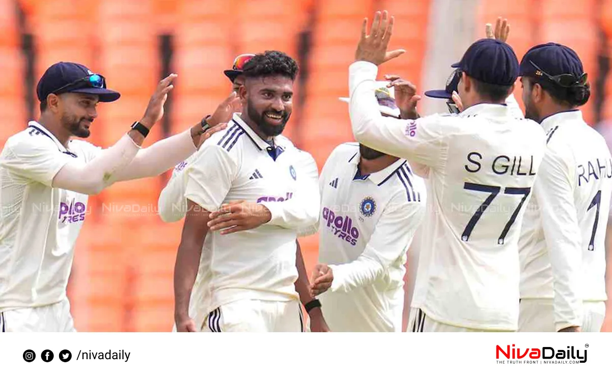 India wins test