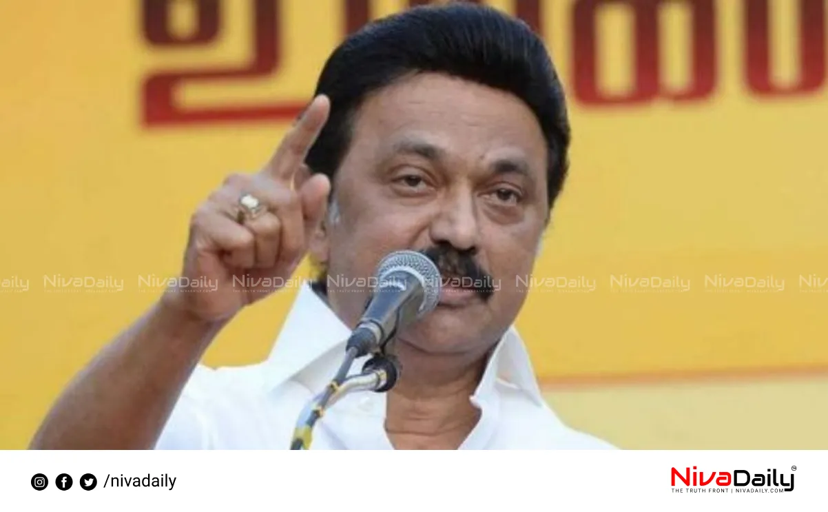 M.K. Stalin slams BJP