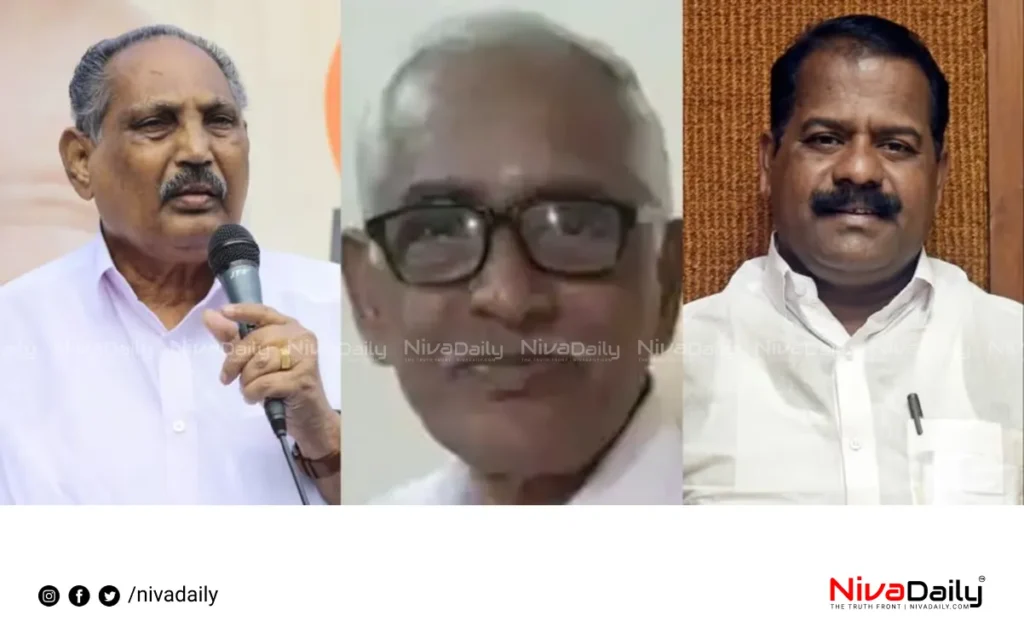 NM Vijayan suicide case