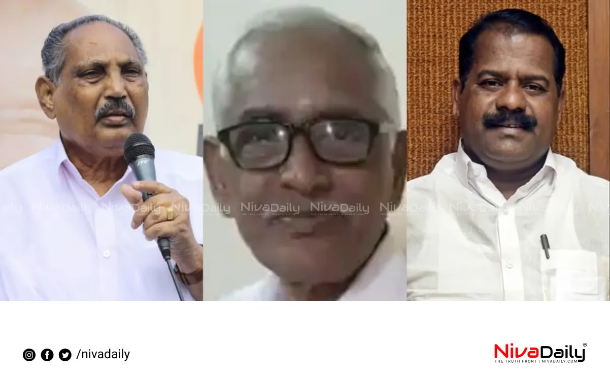 NM Vijayan suicide case