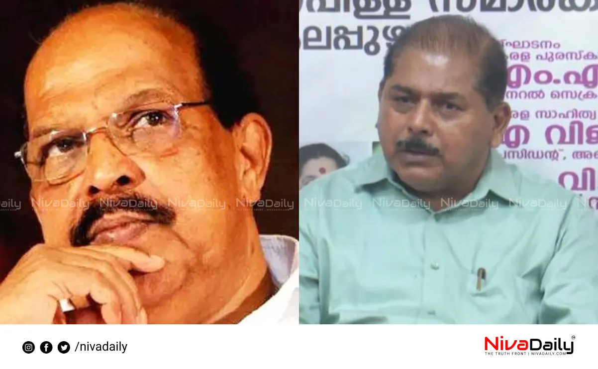 G. Sudhakaran controversy