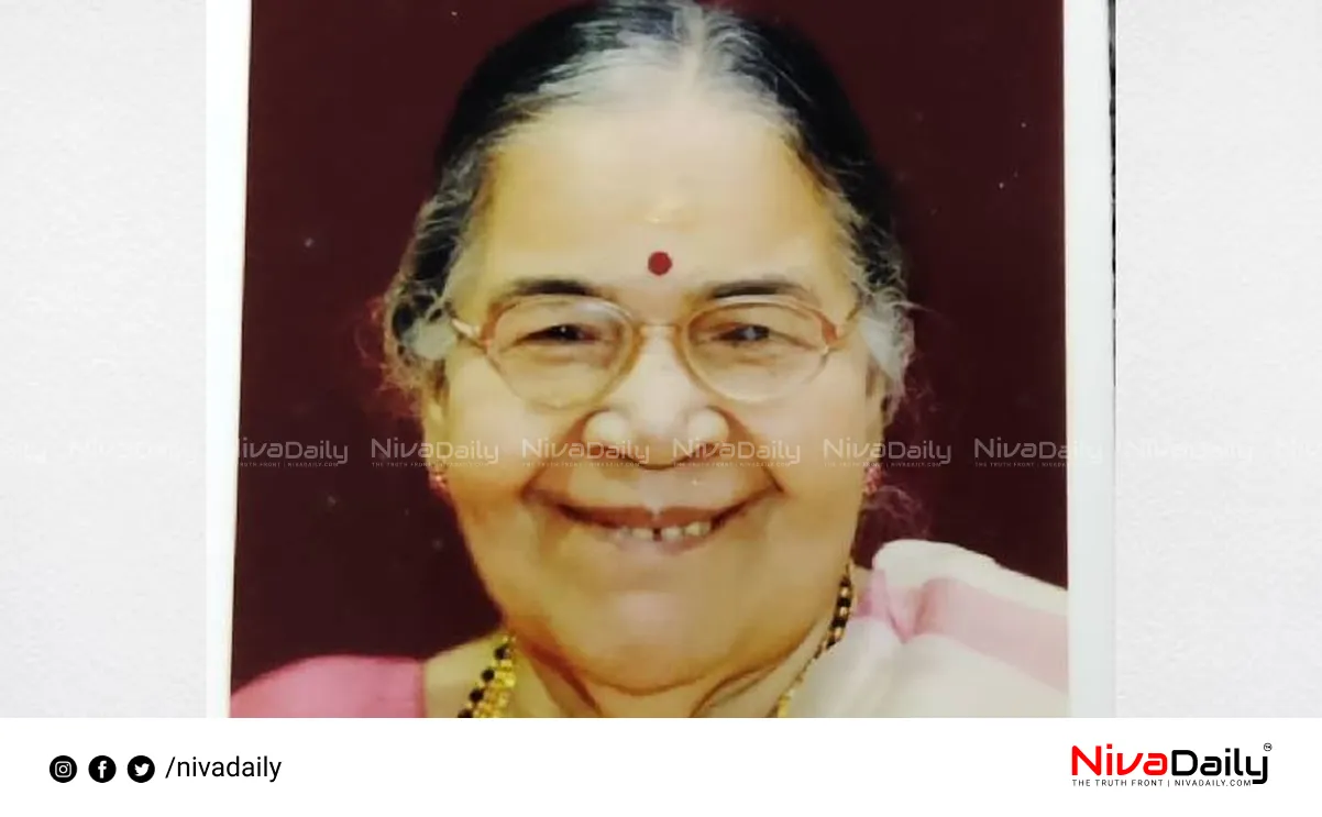 Ramesh Chennithala mother