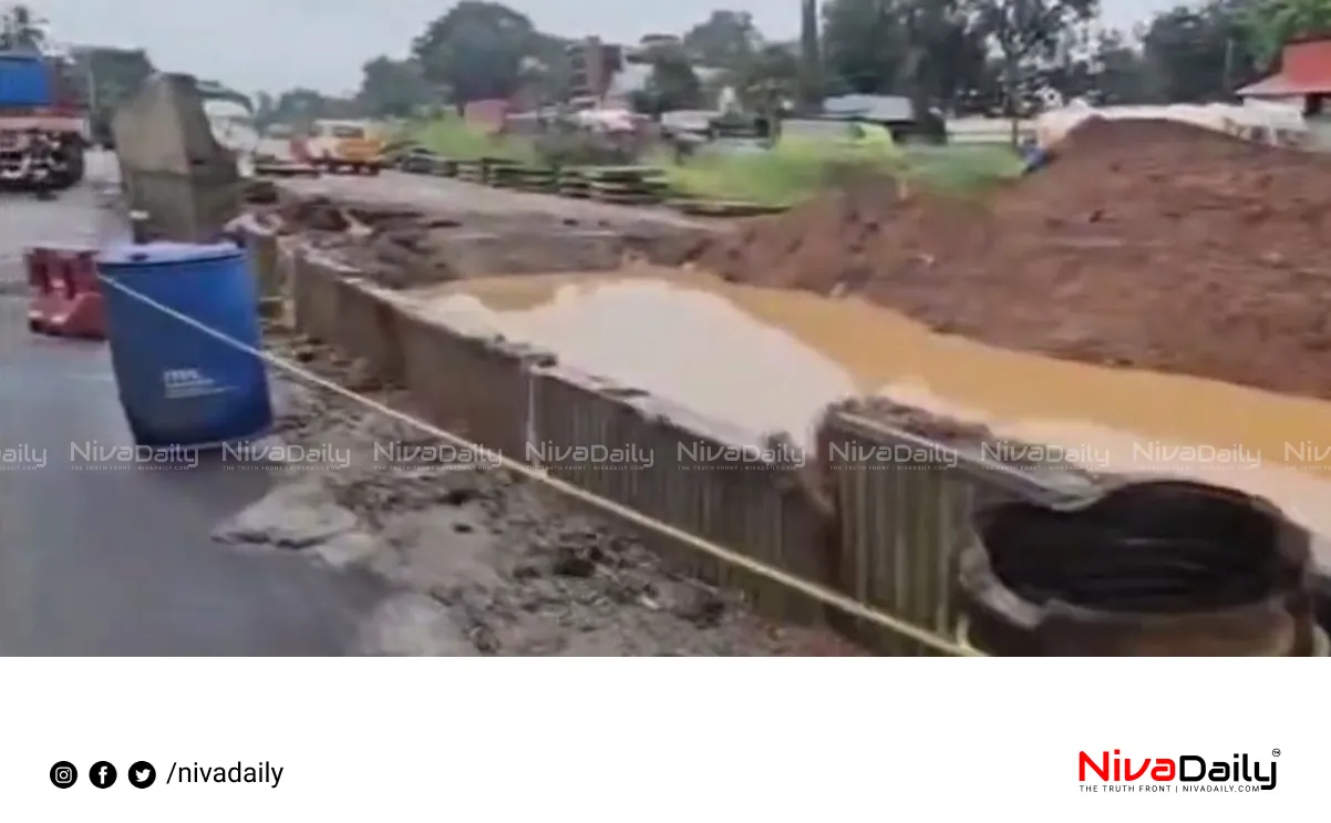 Service Road Collapses
