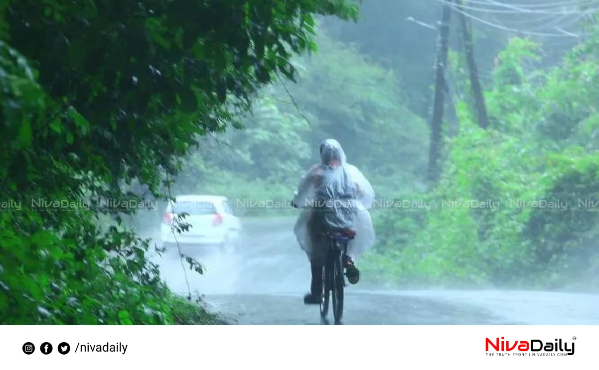 Kerala monsoon rainfall