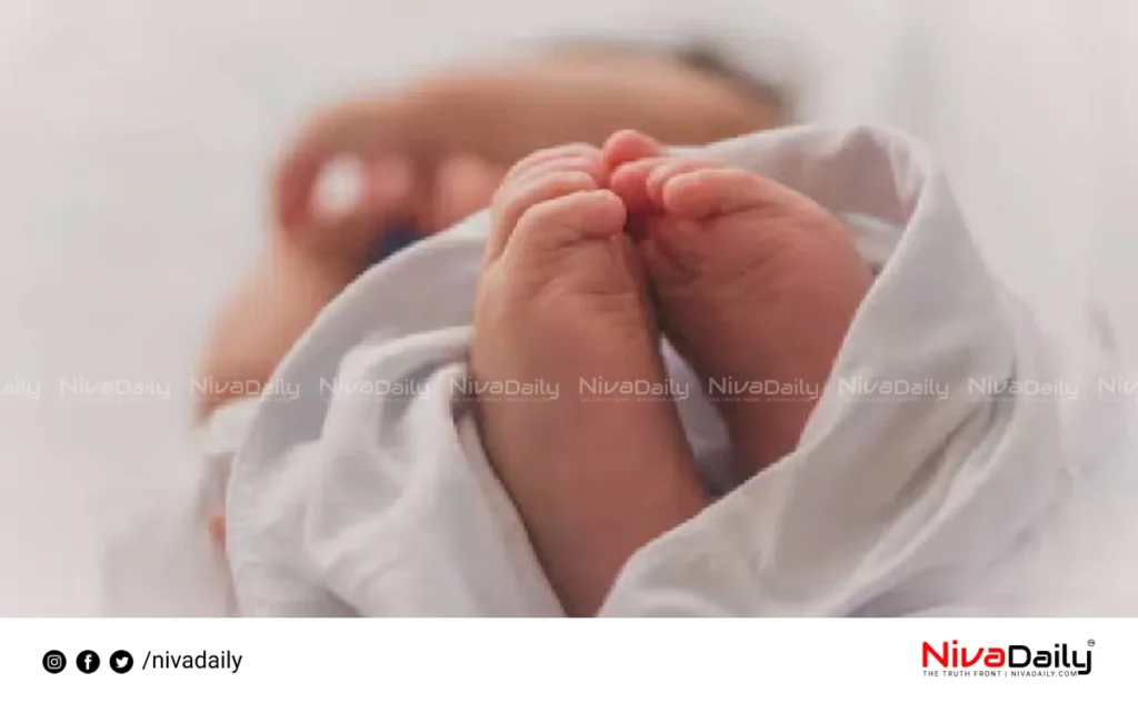 baby falls into well