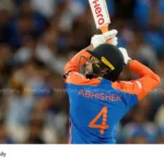 Abhishek Sharma batting