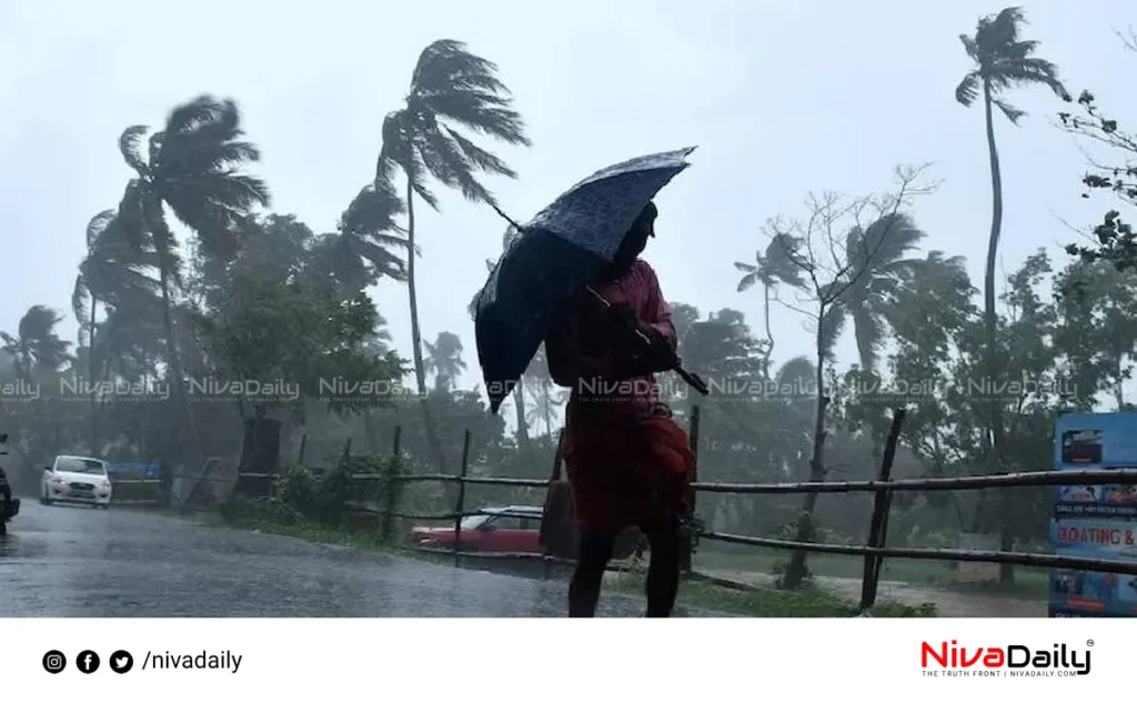 Kerala monsoon rainfall
