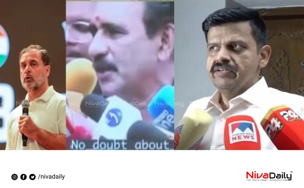 Sandeep Varier BJP criticism