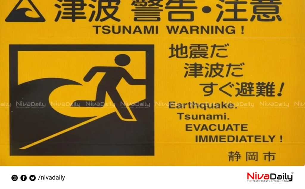 tsunami warning Japan