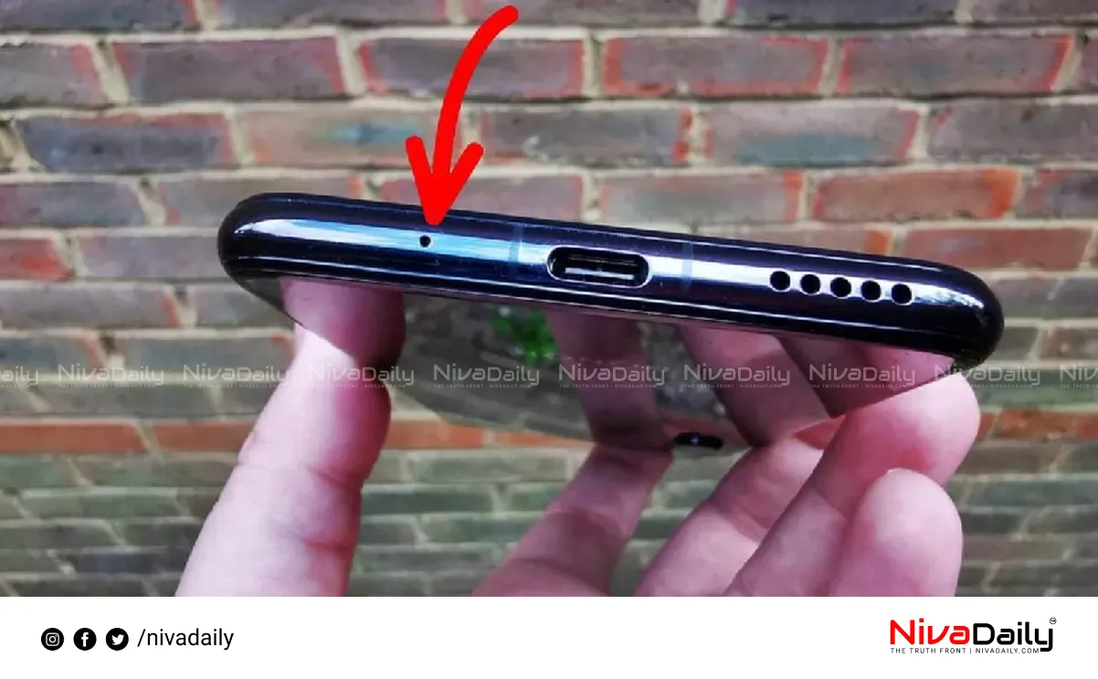 smartphone microphone hole