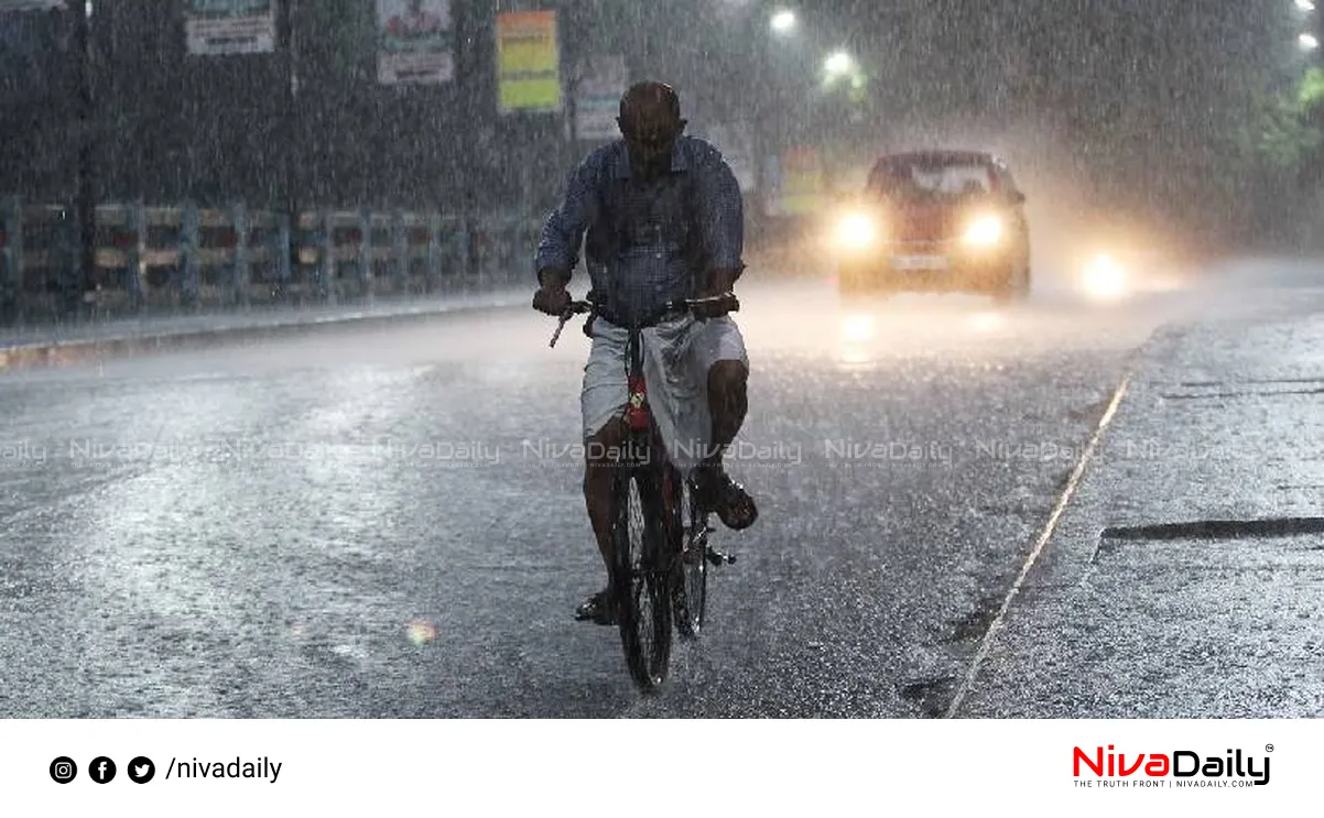 Kerala monsoon rainfall