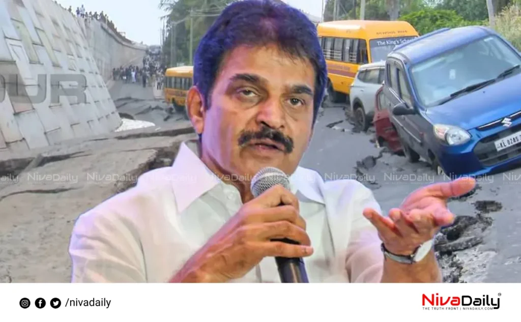 National Highway collapse