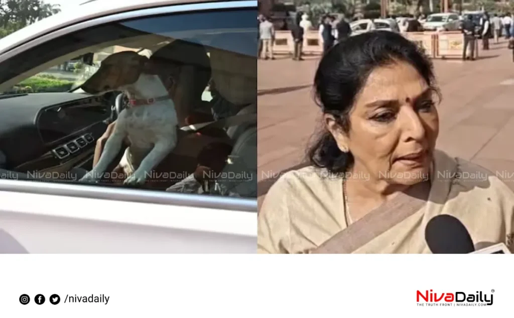 Renuka Chowdhury dog