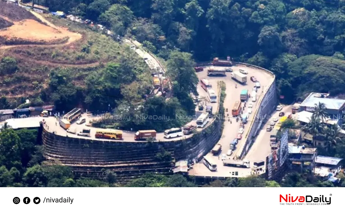 Thamarassery Churam traffic